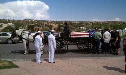 Express Wagon for funeral.