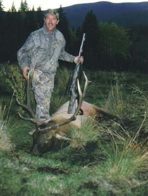 A happy elk hunter