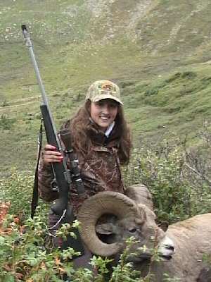 Morgan Peck with her 162 4/8 Ram
